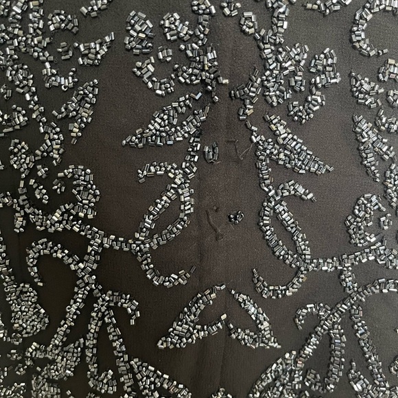 J Kara Black Beaded Sleeveless Formal Blouse sz XXL - Picture 4 of 7